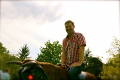 Ochs-Riding im Stadtgarten