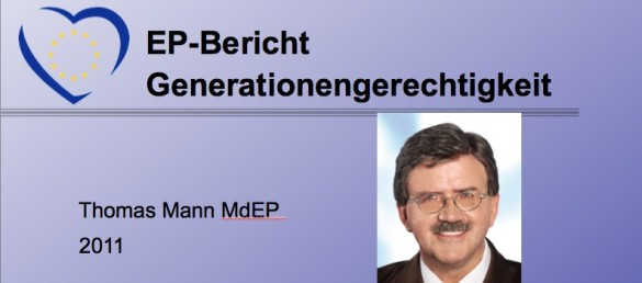 Veranstaltung mit Thomas Mann zum Thema Generationengerechtigkeit