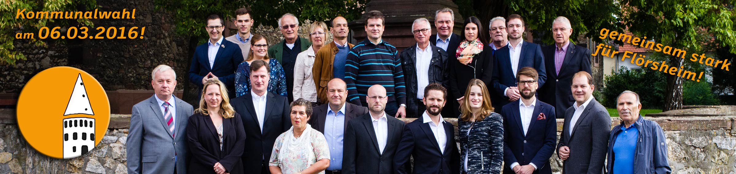 Kandidaten für die Flörsheimer Stadtverordnetenversammlung zur Kommunalwahl 2016