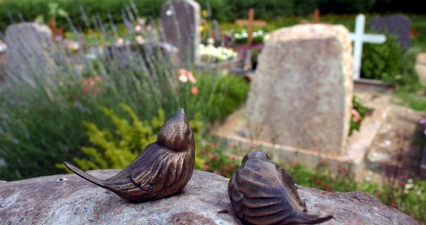 Ein Bild mit Symbolkraft: Die Friedhofsgebühren steigen.