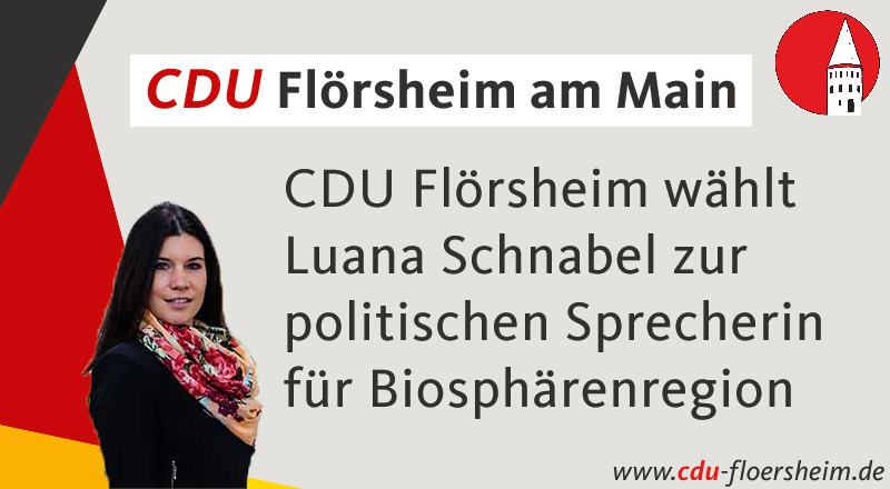 CDU Flörsheim wählt politische Sprecherin für das Thema Biosphärenregion