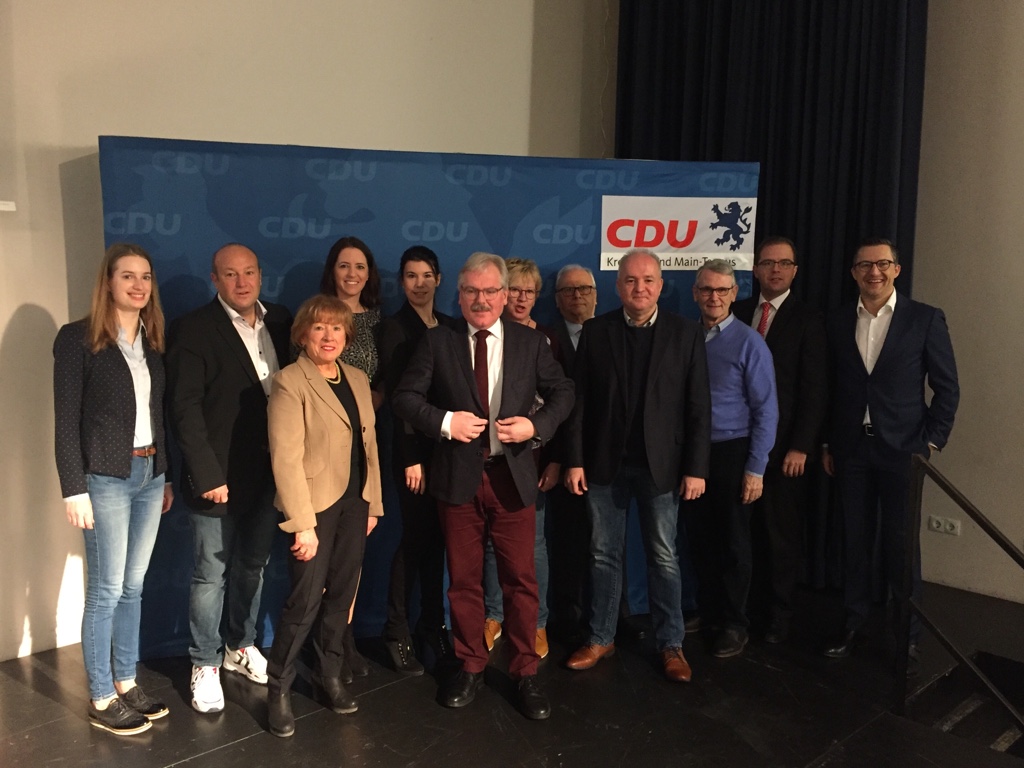 CDU Flörsheim: Drei Mitglieder in den Kreisvorstand gewählt