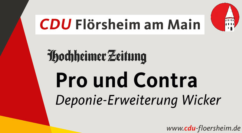 Hochheimer Zeitung: Pro und Contra „Deponie auf Deponie“