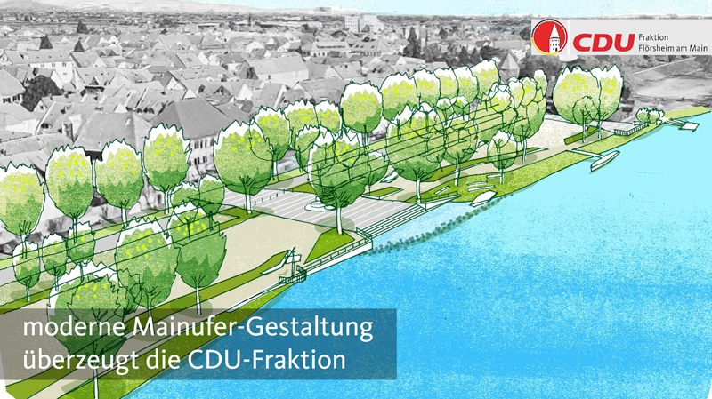 Entwurf für die Umgestaltung der Mainuferpromenade ein voller Erfolg