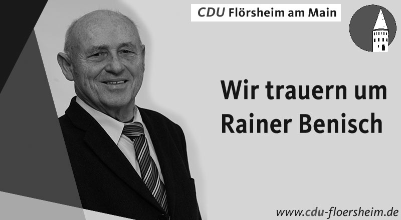 CDU trauert um Rainer Benisch